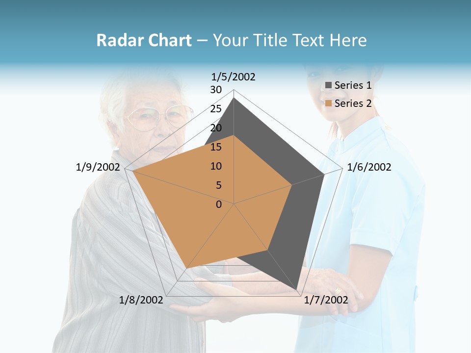 Adult Cute Person PowerPoint Template