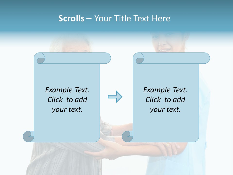 Adult Cute Person PowerPoint Template