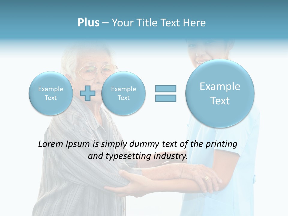Adult Cute Person PowerPoint Template