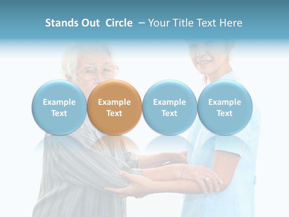 Adult Cute Person PowerPoint Template