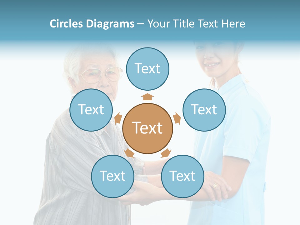 Adult Cute Person PowerPoint Template