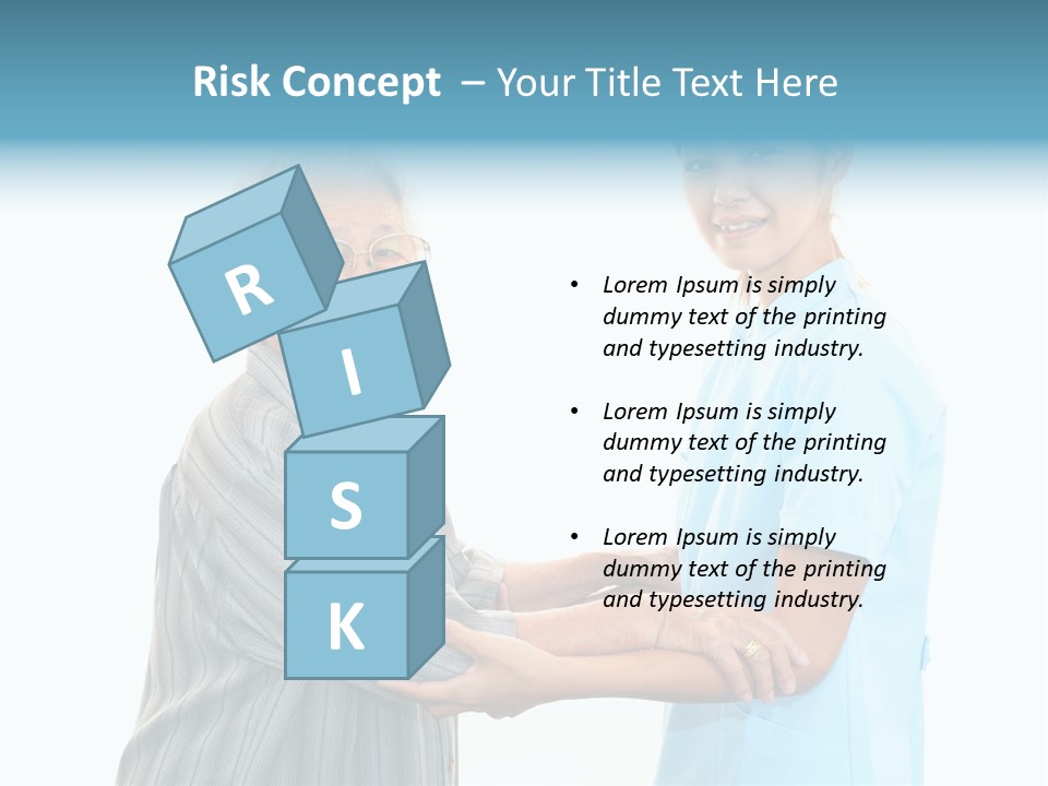 Adult Cute Person PowerPoint Template