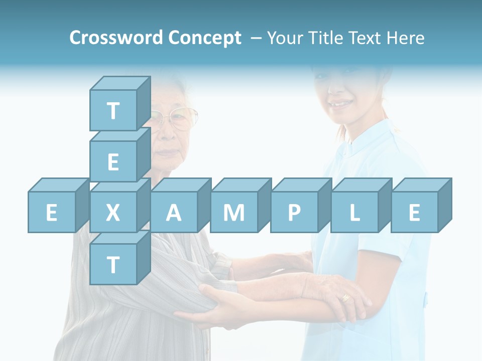 Adult Cute Person PowerPoint Template