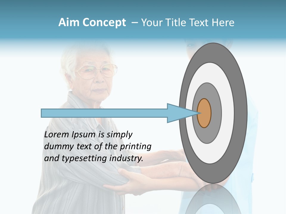 Adult Cute Person PowerPoint Template