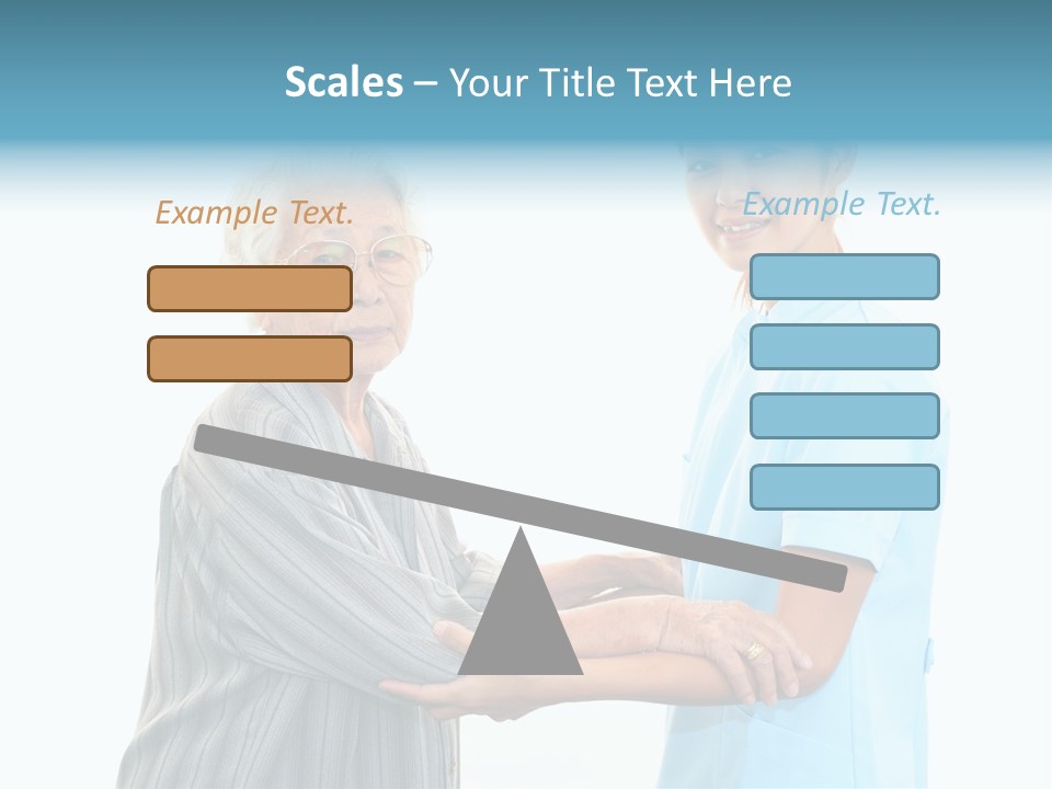 Adult Cute Person PowerPoint Template