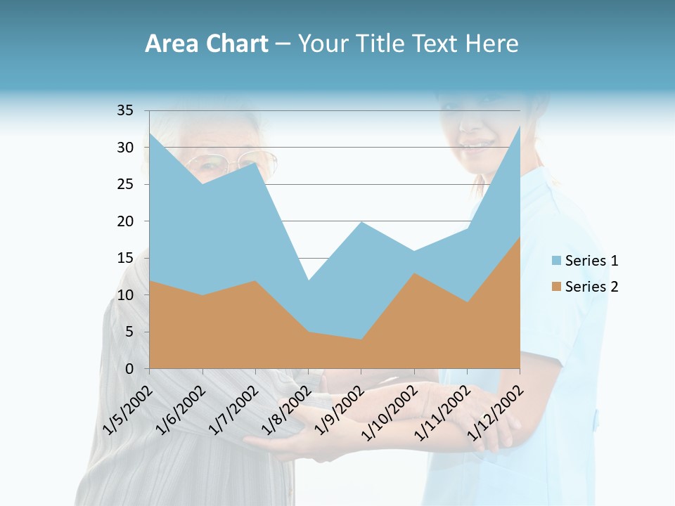 Adult Cute Person PowerPoint Template