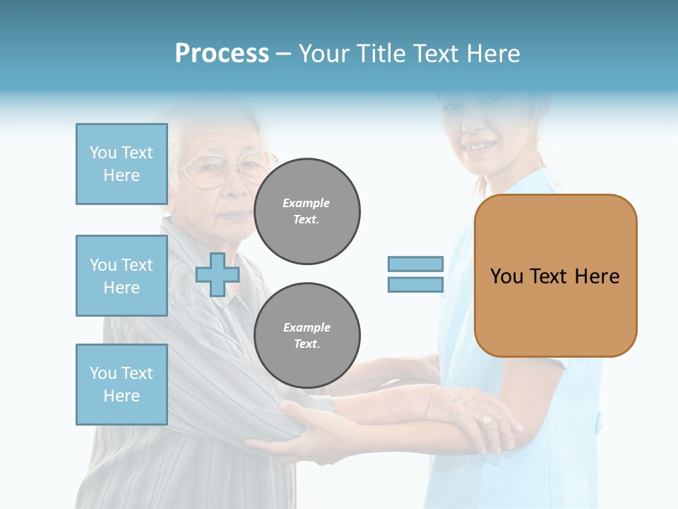 Adult Cute Person PowerPoint Template