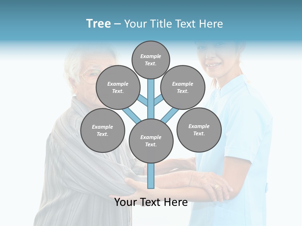 Adult Cute Person PowerPoint Template