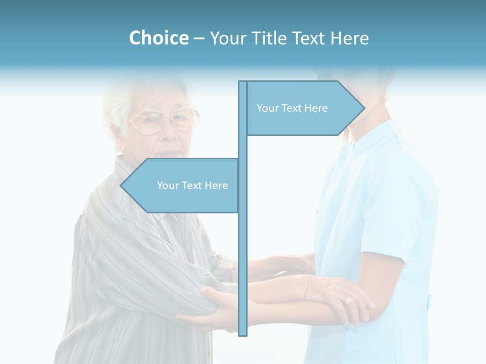 Adult Cute Person PowerPoint Template