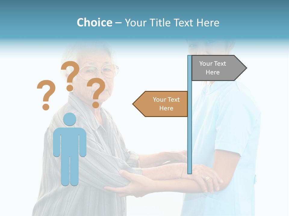 Adult Cute Person PowerPoint Template