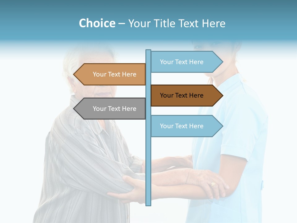 Adult Cute Person PowerPoint Template