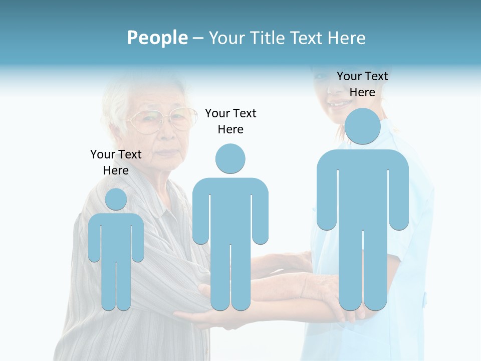 Adult Cute Person PowerPoint Template