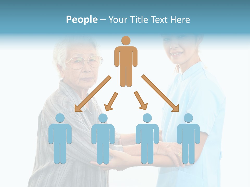 Adult Cute Person PowerPoint Template