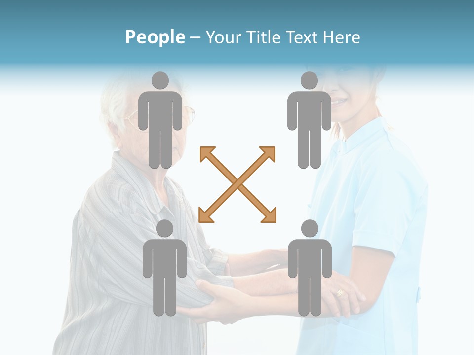 Adult Cute Person PowerPoint Template