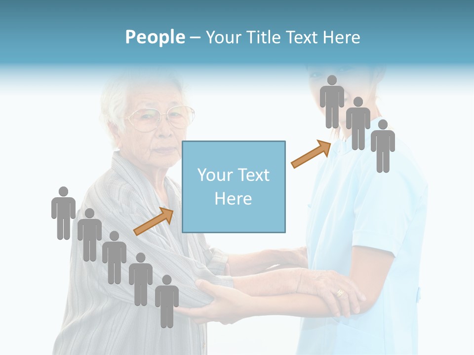 Adult Cute Person PowerPoint Template