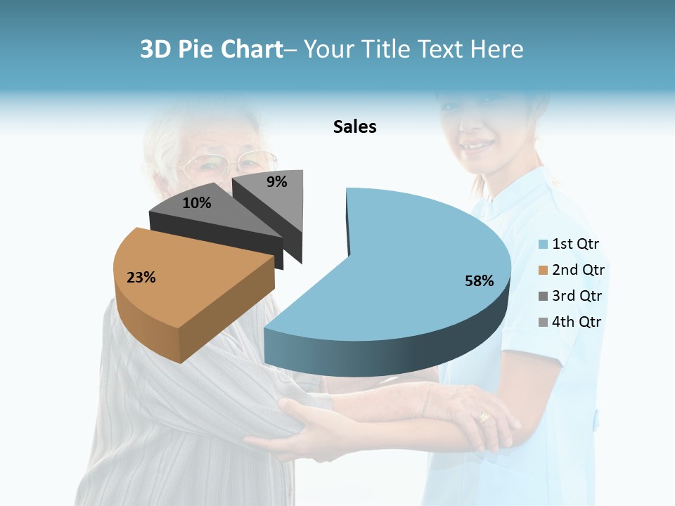 Adult Cute Person PowerPoint Template