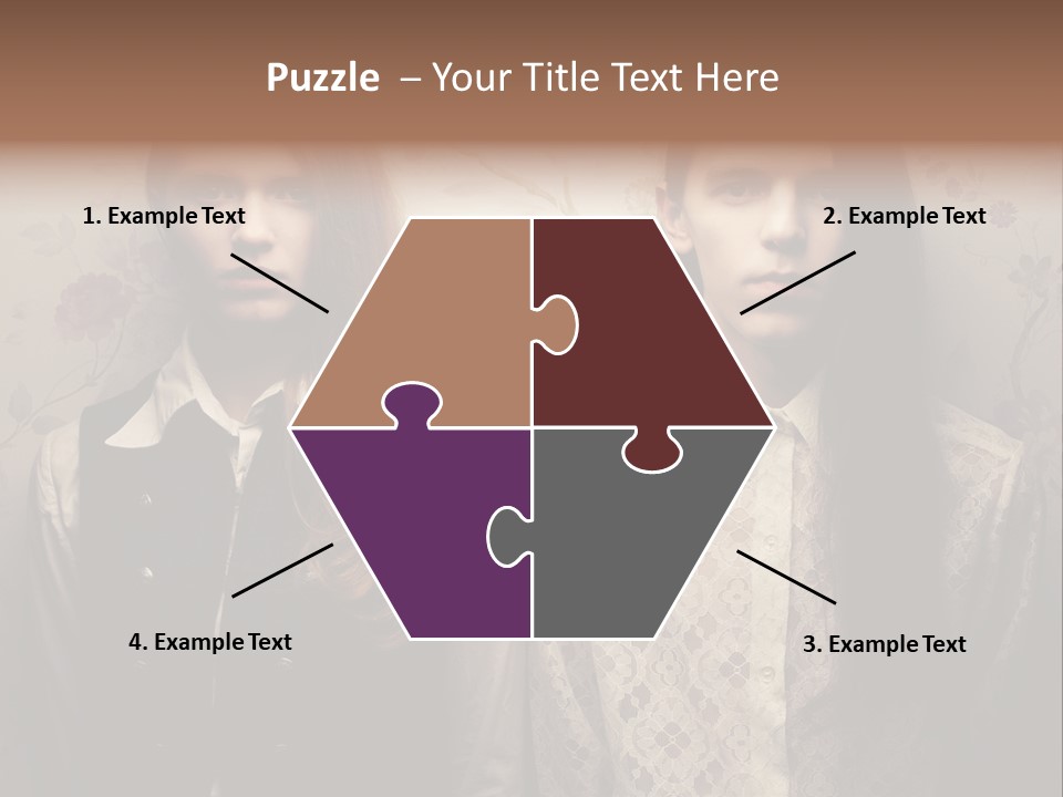 Female Confident Luxury PowerPoint Template