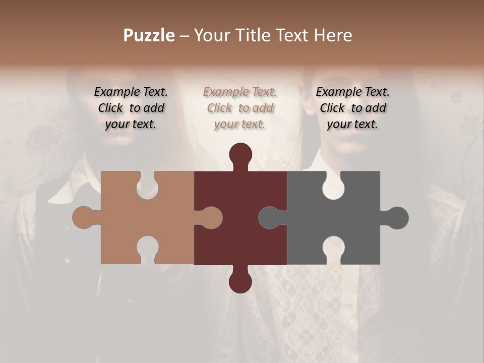 Female Confident Luxury PowerPoint Template