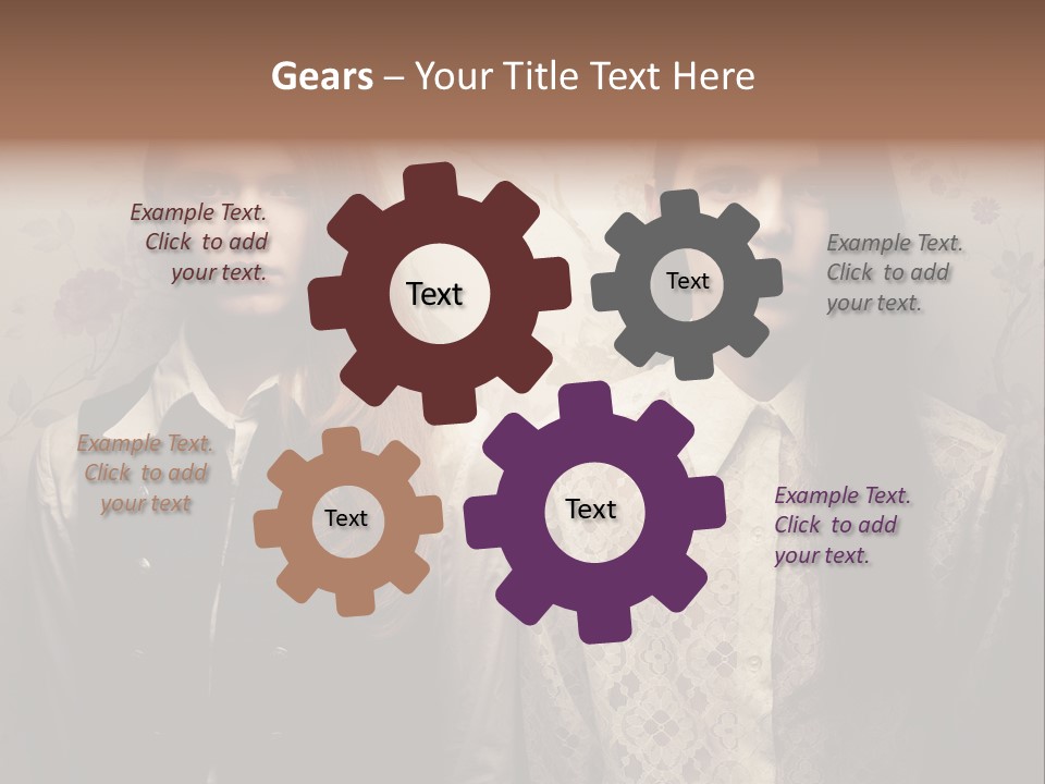 Female Confident Luxury PowerPoint Template