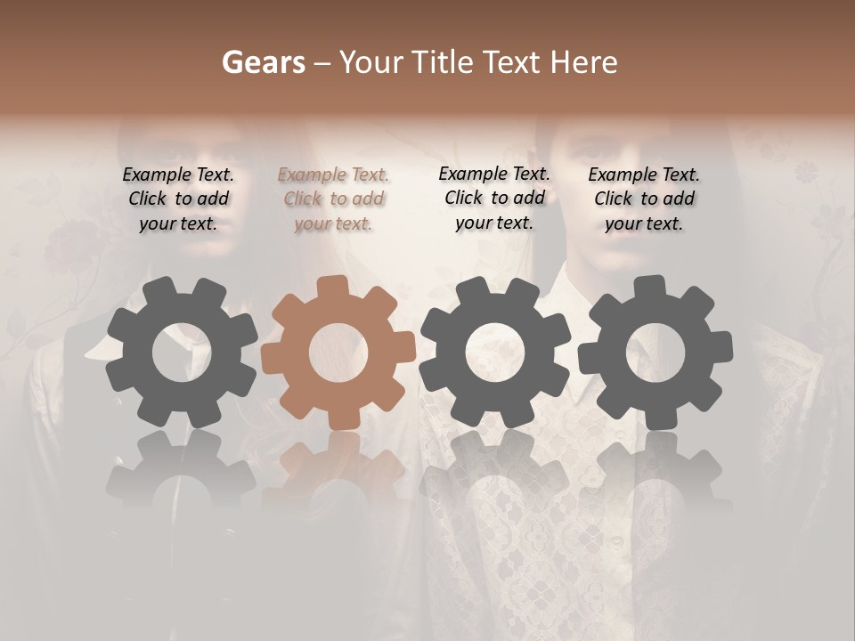 Female Confident Luxury PowerPoint Template