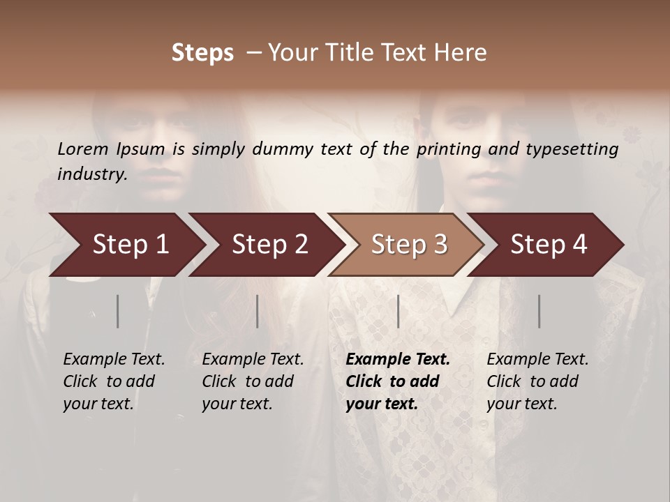 Female Confident Luxury PowerPoint Template