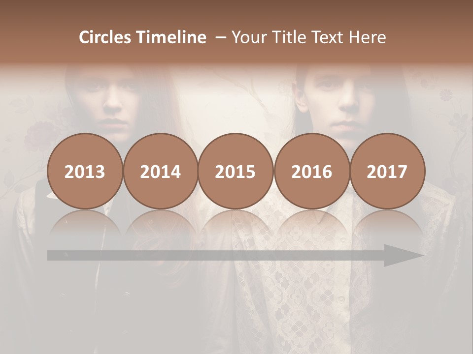 Female Confident Luxury PowerPoint Template