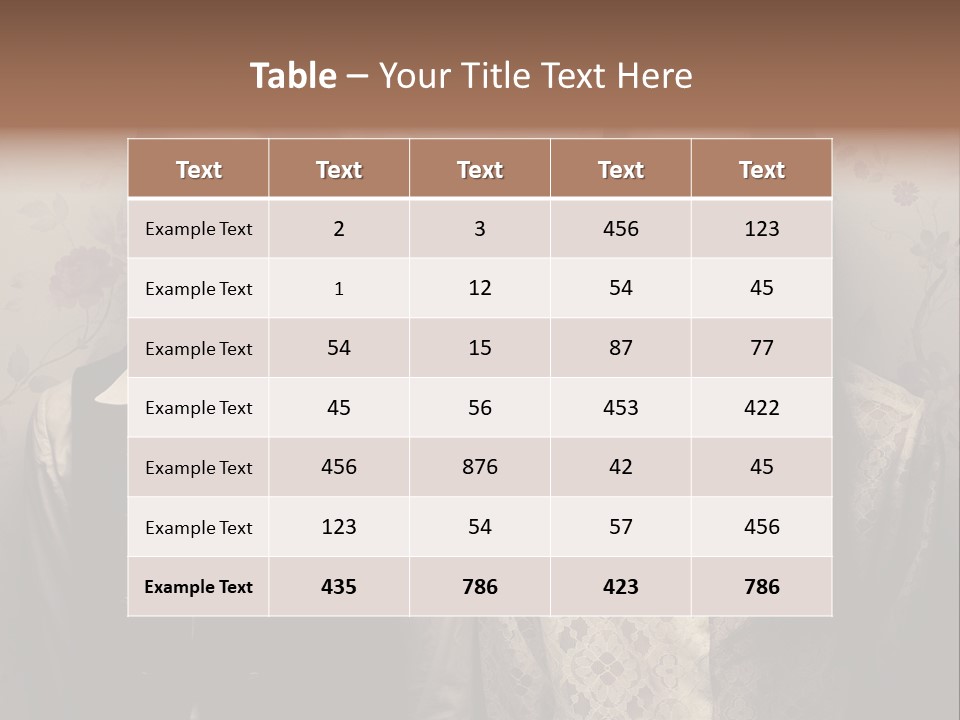 Female Confident Luxury PowerPoint Template