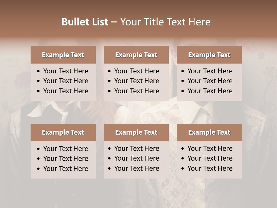 Female Confident Luxury PowerPoint Template