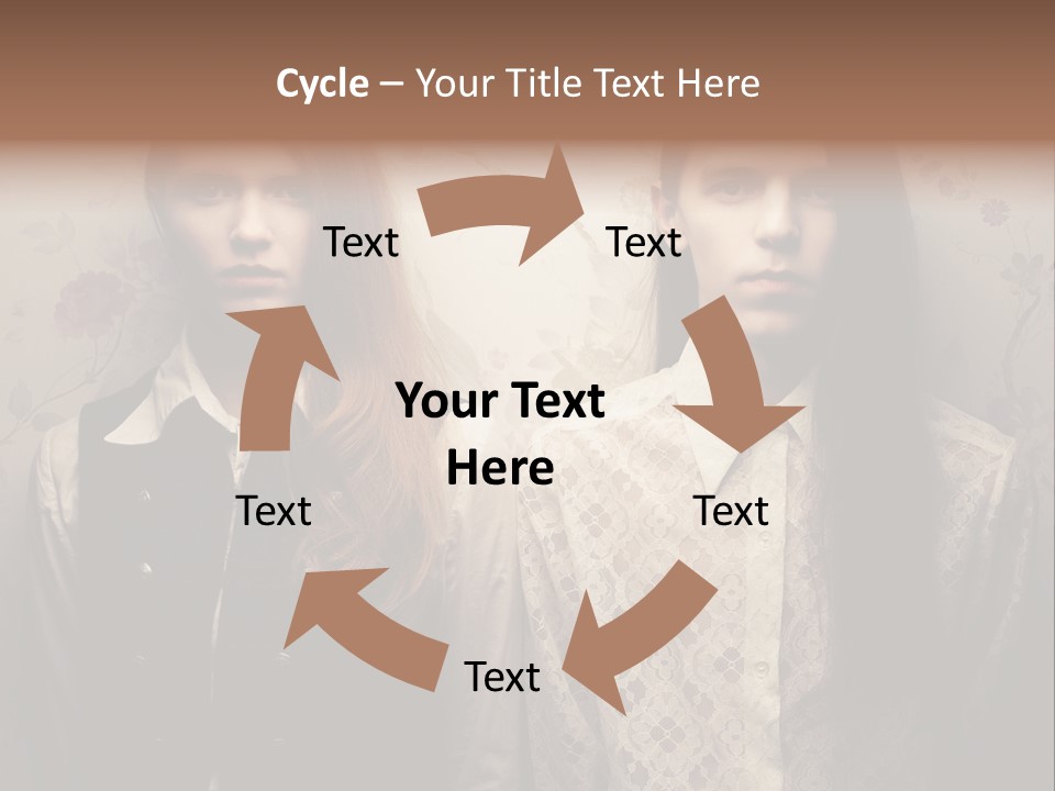 Female Confident Luxury PowerPoint Template