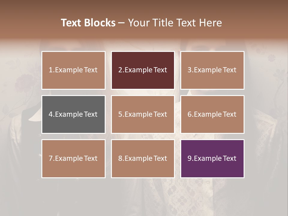 Female Confident Luxury PowerPoint Template