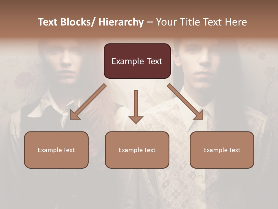 Female Confident Luxury PowerPoint Template