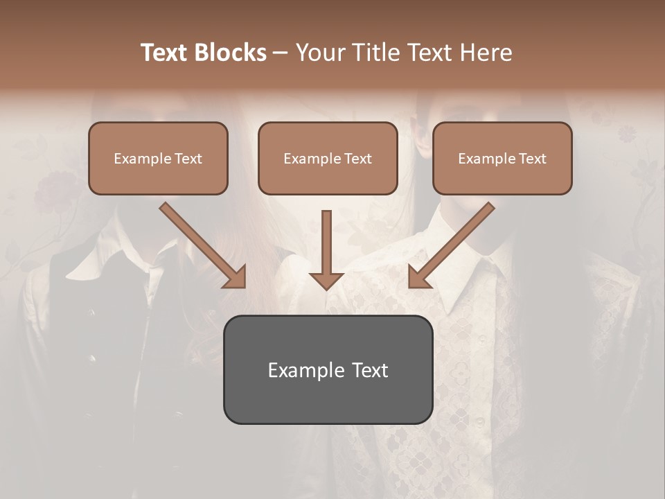 Female Confident Luxury PowerPoint Template