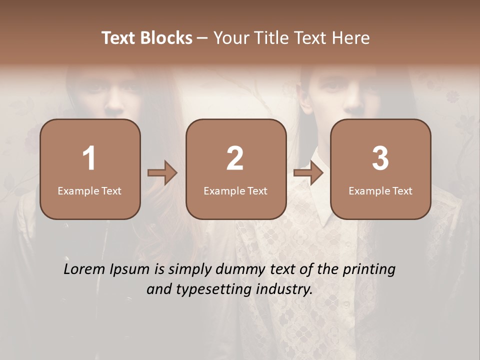 Female Confident Luxury PowerPoint Template