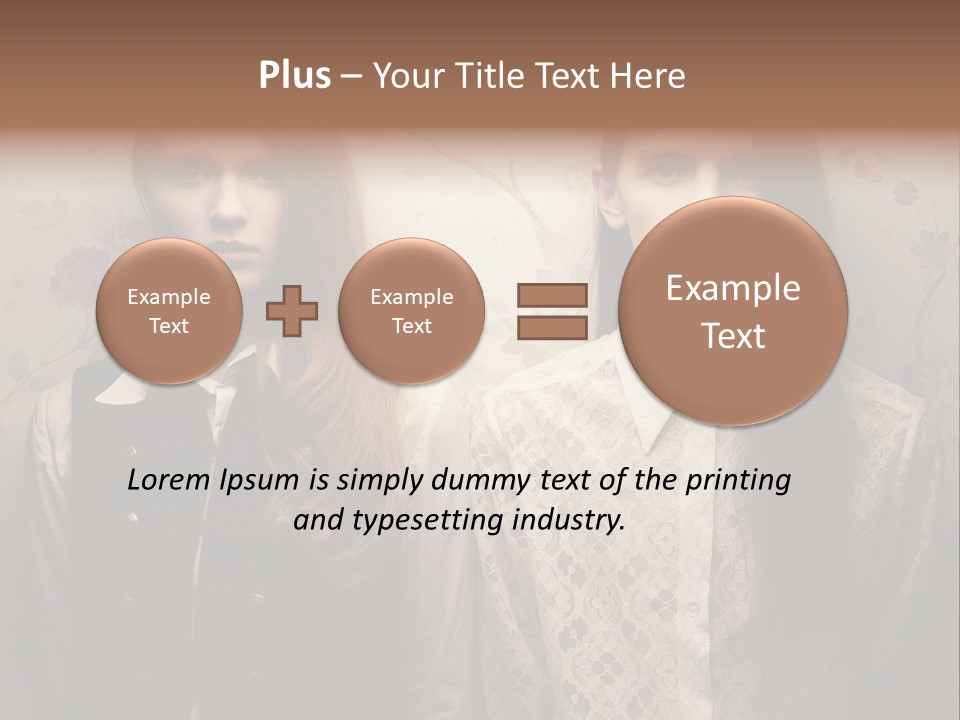 Female Confident Luxury PowerPoint Template