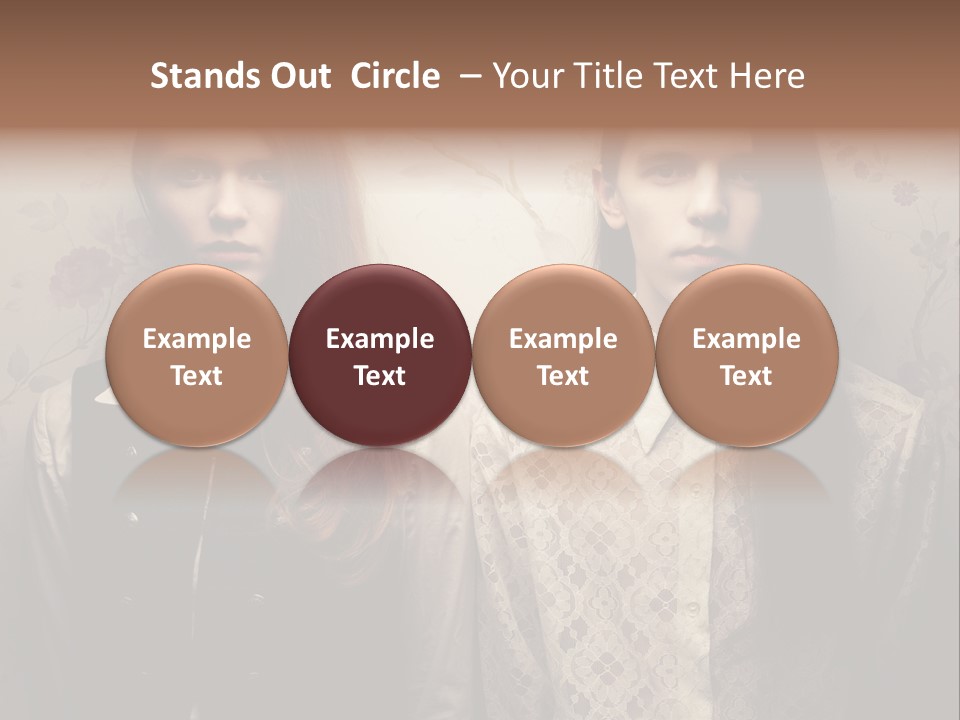 Female Confident Luxury PowerPoint Template