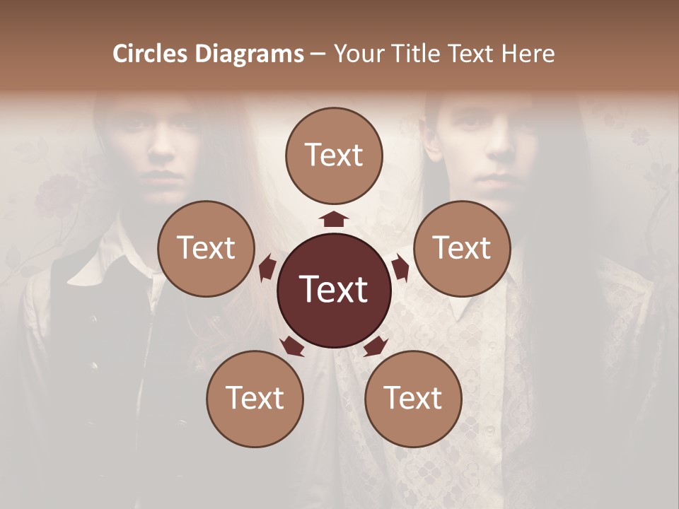 Female Confident Luxury PowerPoint Template