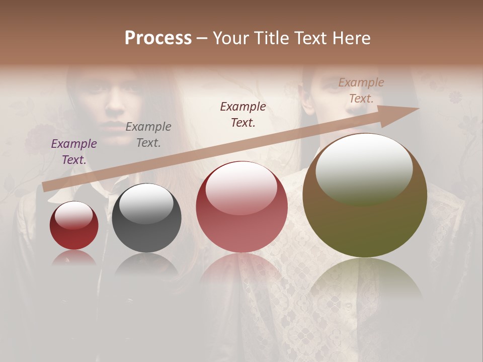 Female Confident Luxury PowerPoint Template