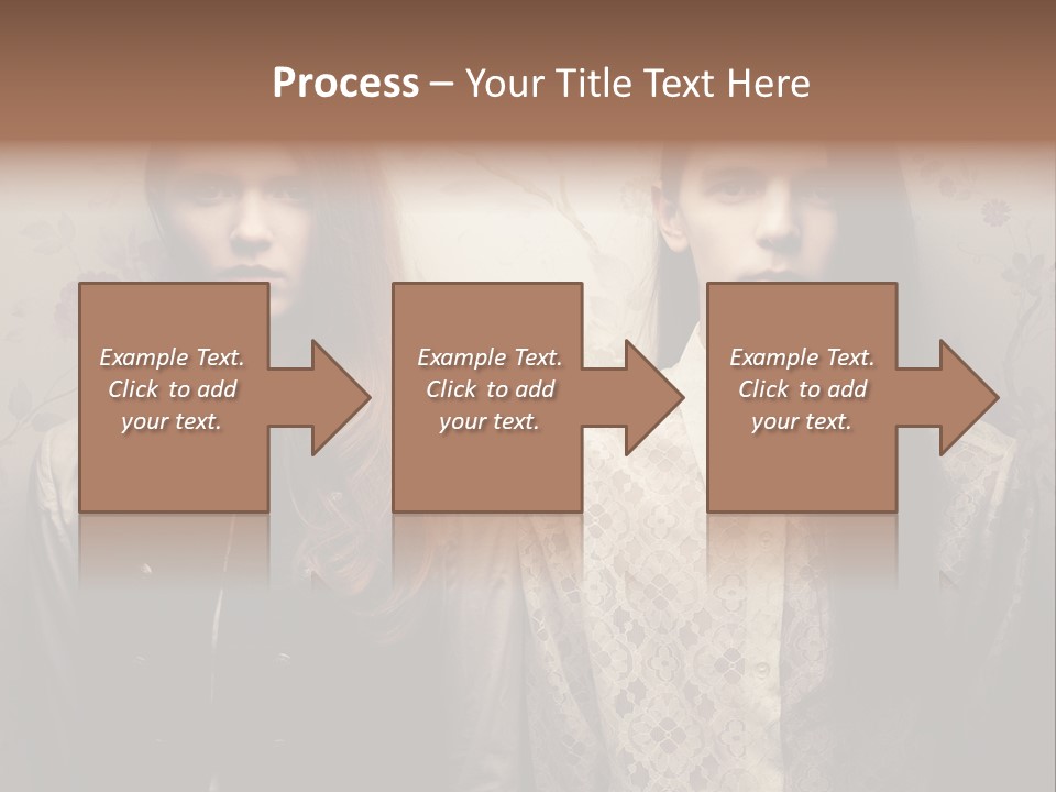 Female Confident Luxury PowerPoint Template