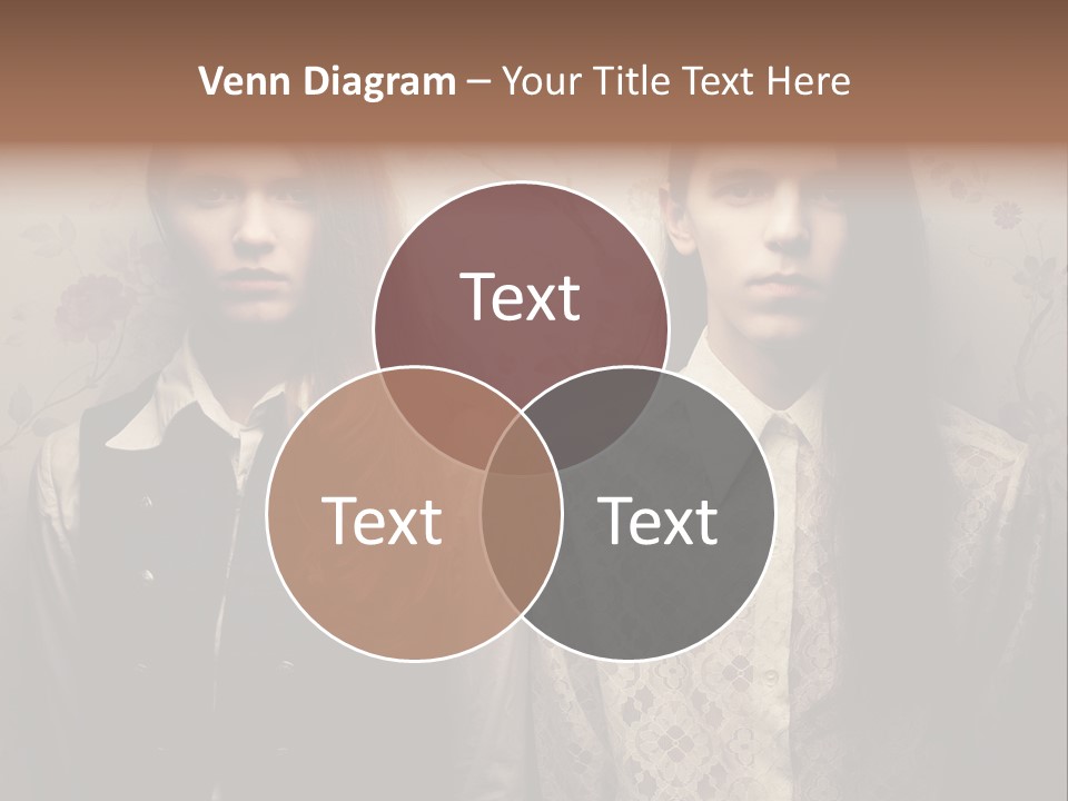 Female Confident Luxury PowerPoint Template