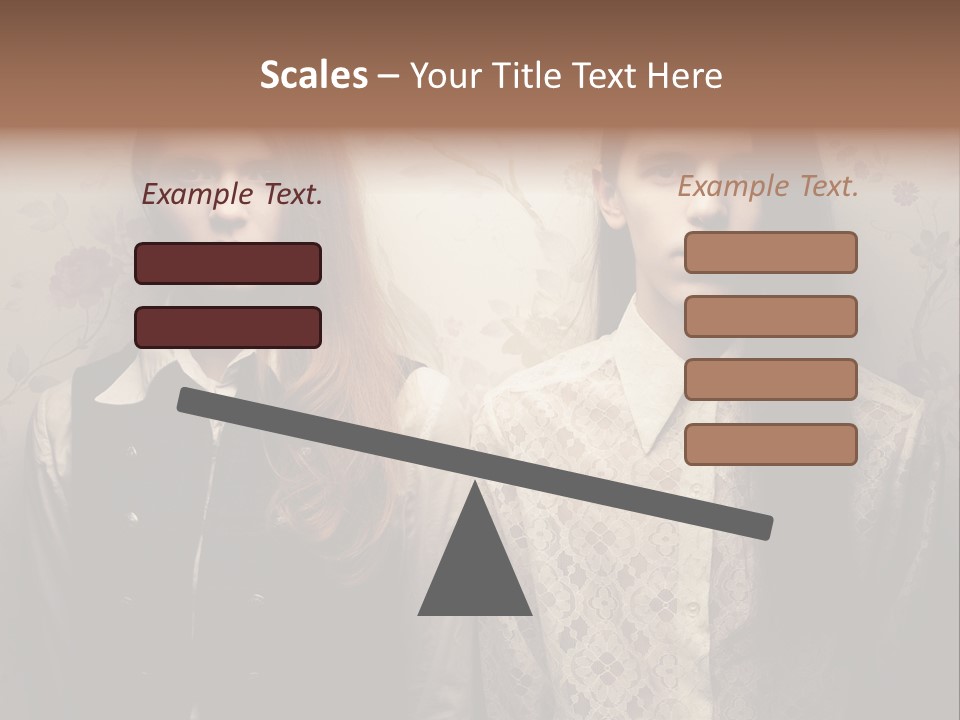 Female Confident Luxury PowerPoint Template