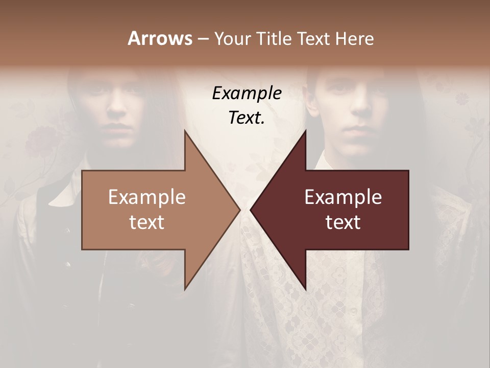 Female Confident Luxury PowerPoint Template