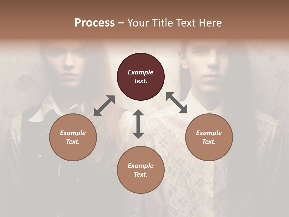 Female Confident Luxury PowerPoint Template
