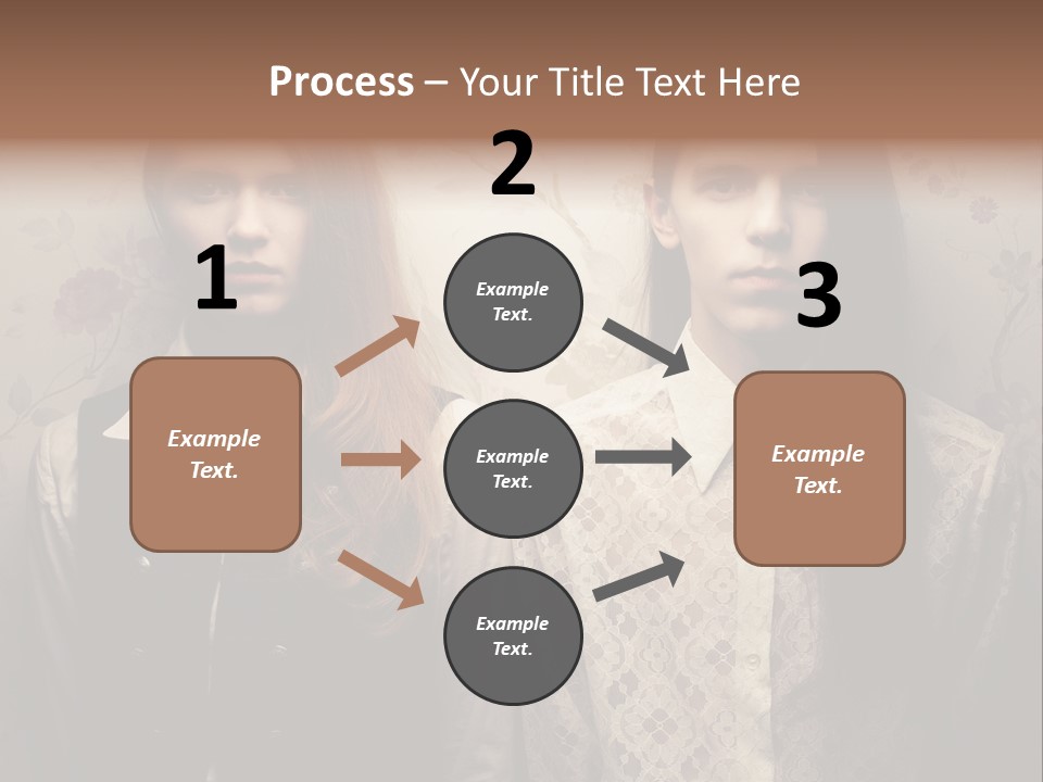 Female Confident Luxury PowerPoint Template