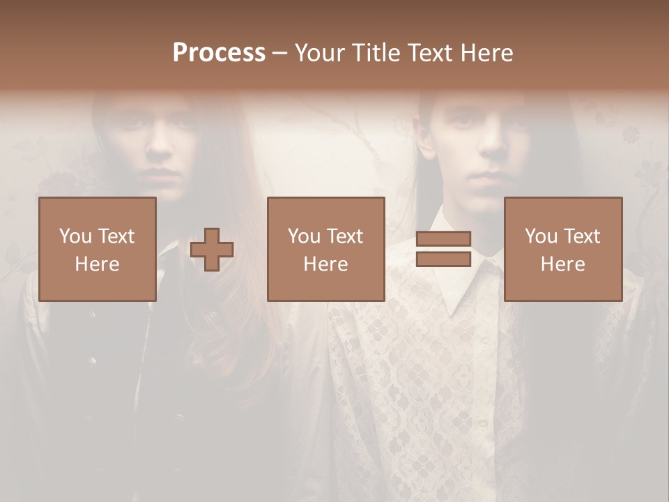 Female Confident Luxury PowerPoint Template