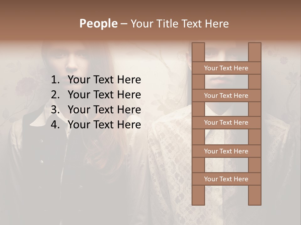 Female Confident Luxury PowerPoint Template