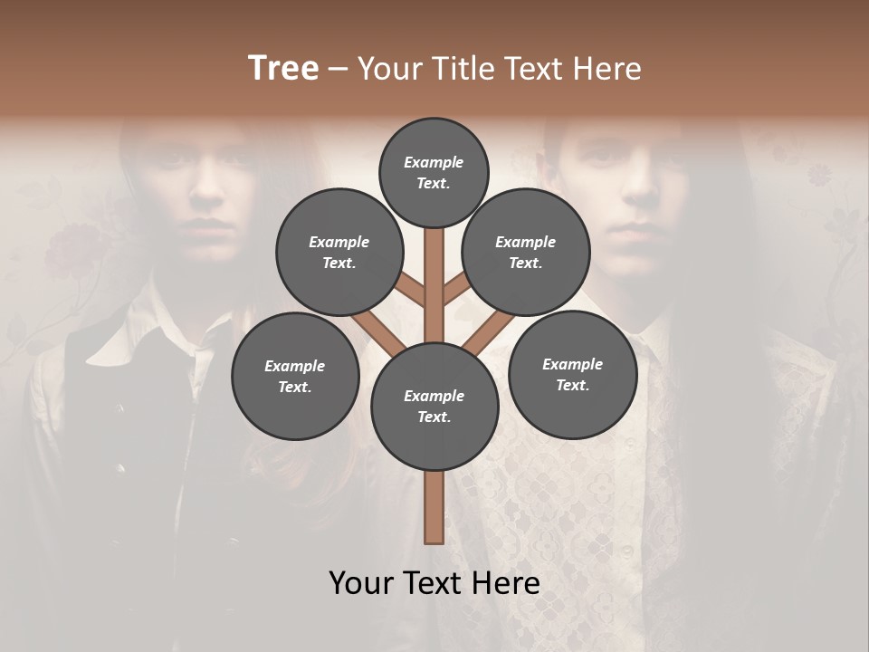 Female Confident Luxury PowerPoint Template