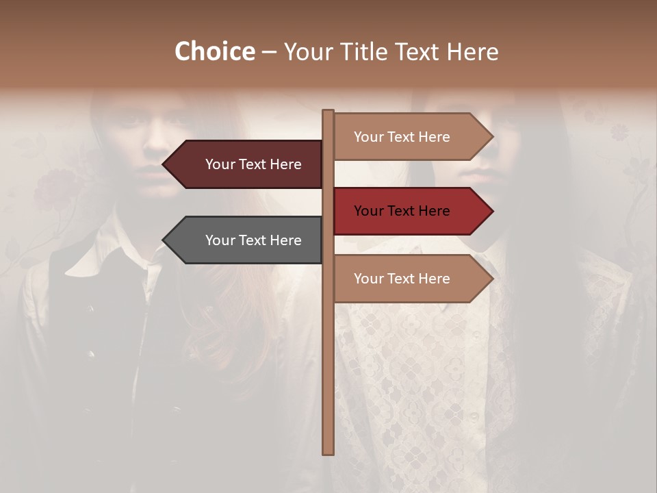 Female Confident Luxury PowerPoint Template