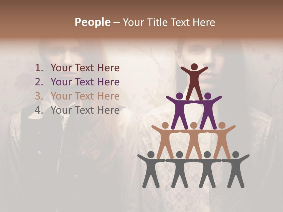 Female Confident Luxury PowerPoint Template