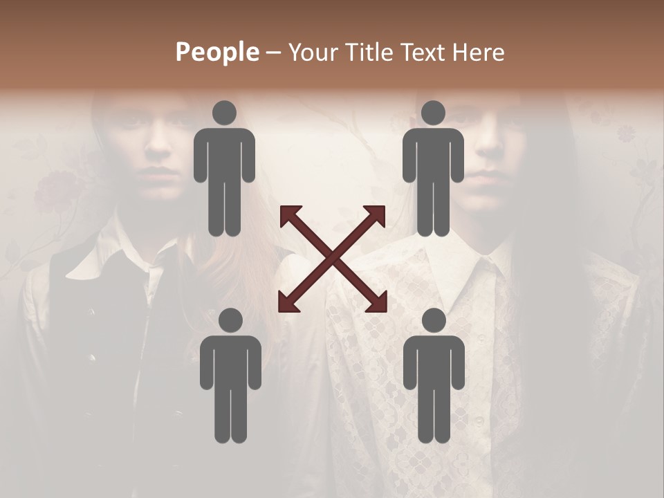 Female Confident Luxury PowerPoint Template