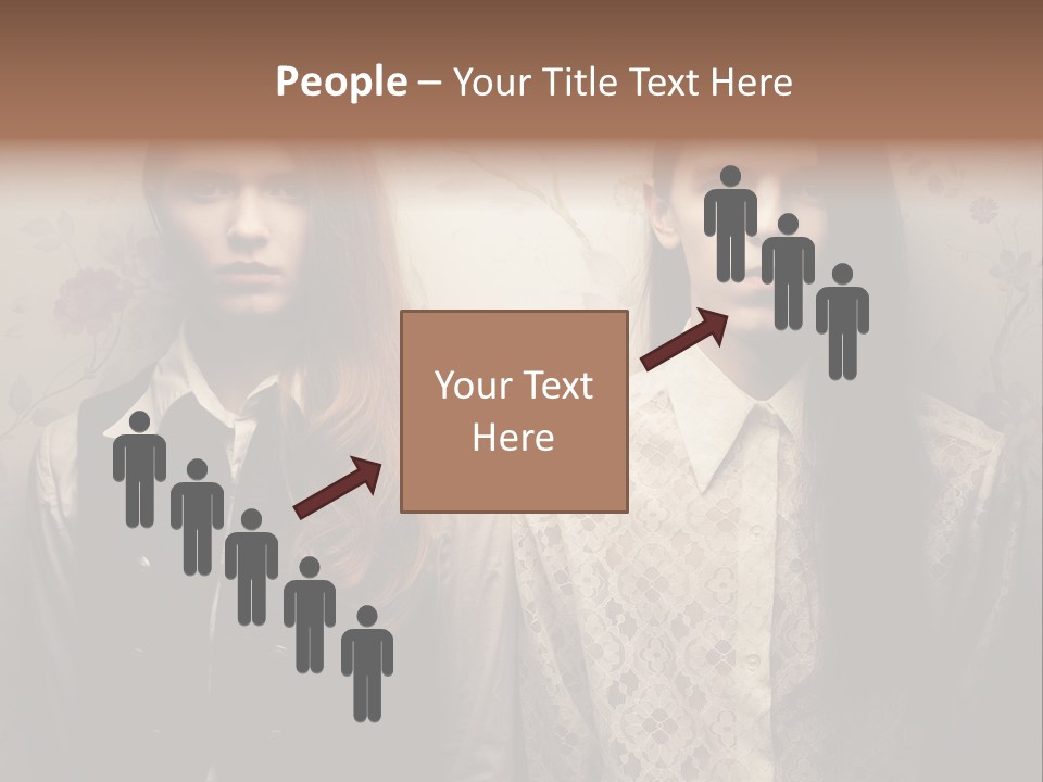 Female Confident Luxury PowerPoint Template